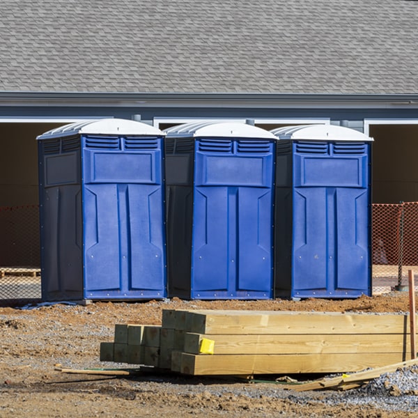 how often are the portable restrooms cleaned and serviced during a rental period in Artesia Wells